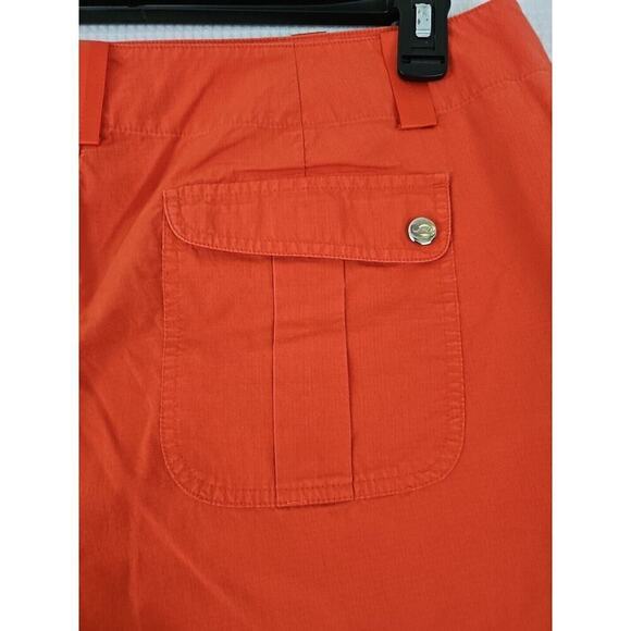 Lauren Ralph Lauren~Woman Size 16~ Orange Chino Bermuda Shorts Stretch Active. - Picture 5 of 9